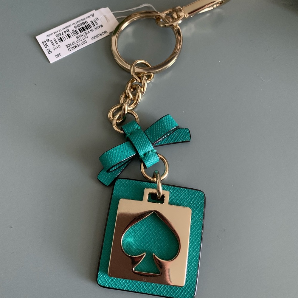 Kate Spade Cut Out Spade Key Chain / Key FOB Ring